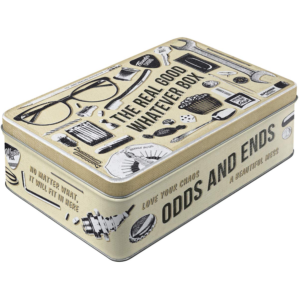 Amazon.com: Nostalgic-Art Retro storage tin box flat, 84.5